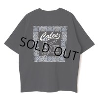 CALEE/× HIGH FIVE FACTORY CAL RETRO GIRL BANDANNA TEE（BLACK）［プリントT-24春夏］