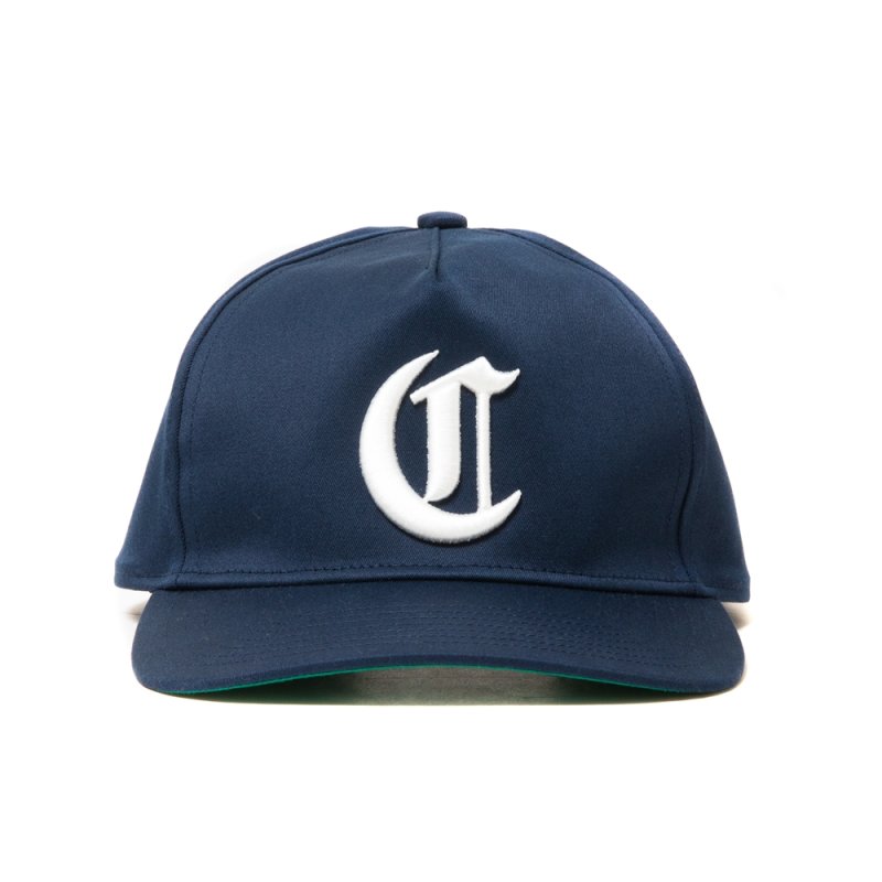 画像1: COOTIE PRODUCTIONS/T/C Twill 5 Panel Cap（Navy）［T/Cツイル5パネルキャップ-24秋冬］