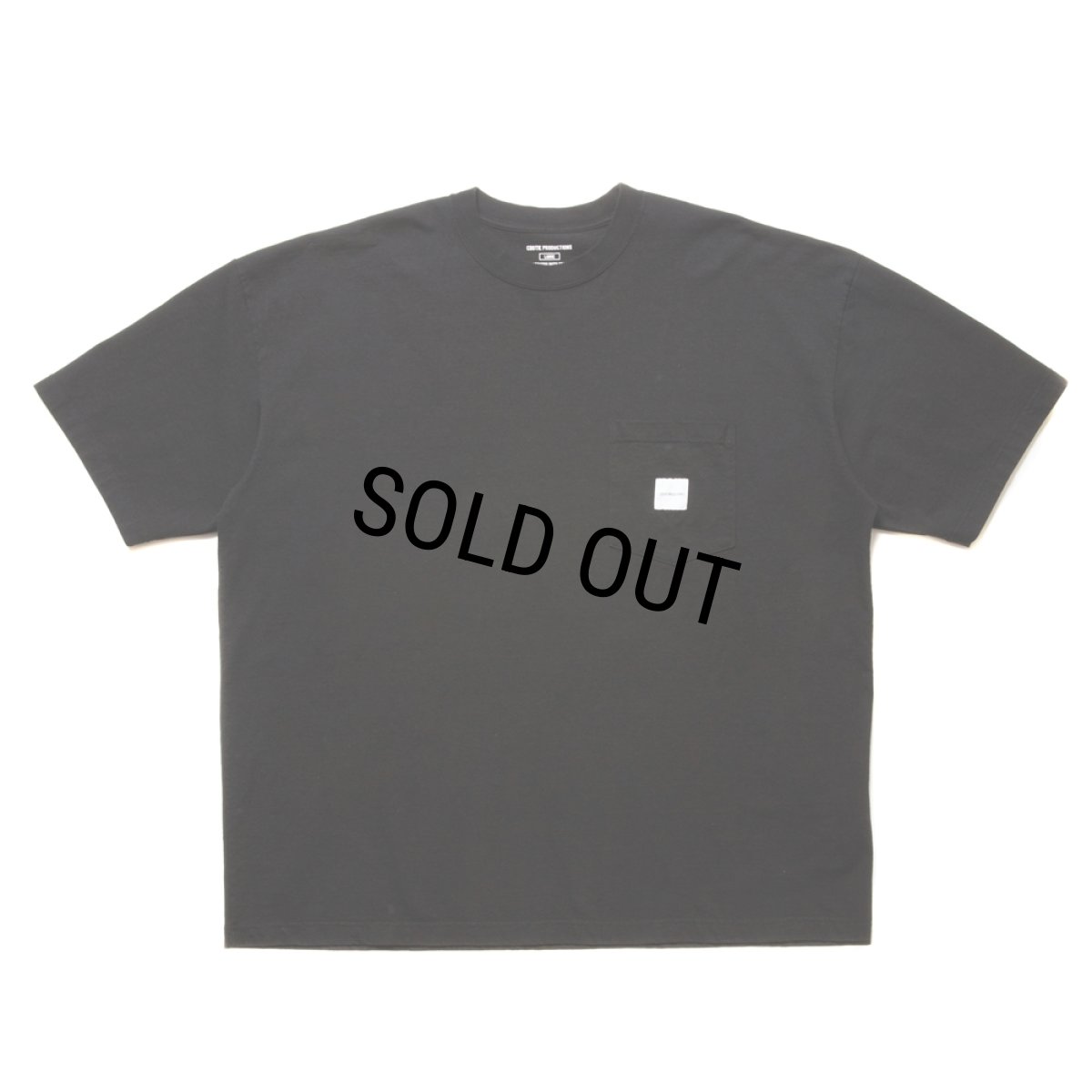 画像1: COOTIE PRODUCTIONS/Garment Dyed Error Fit S/S Tee（Black）［エラーフィットポケT-24秋冬］ (1)