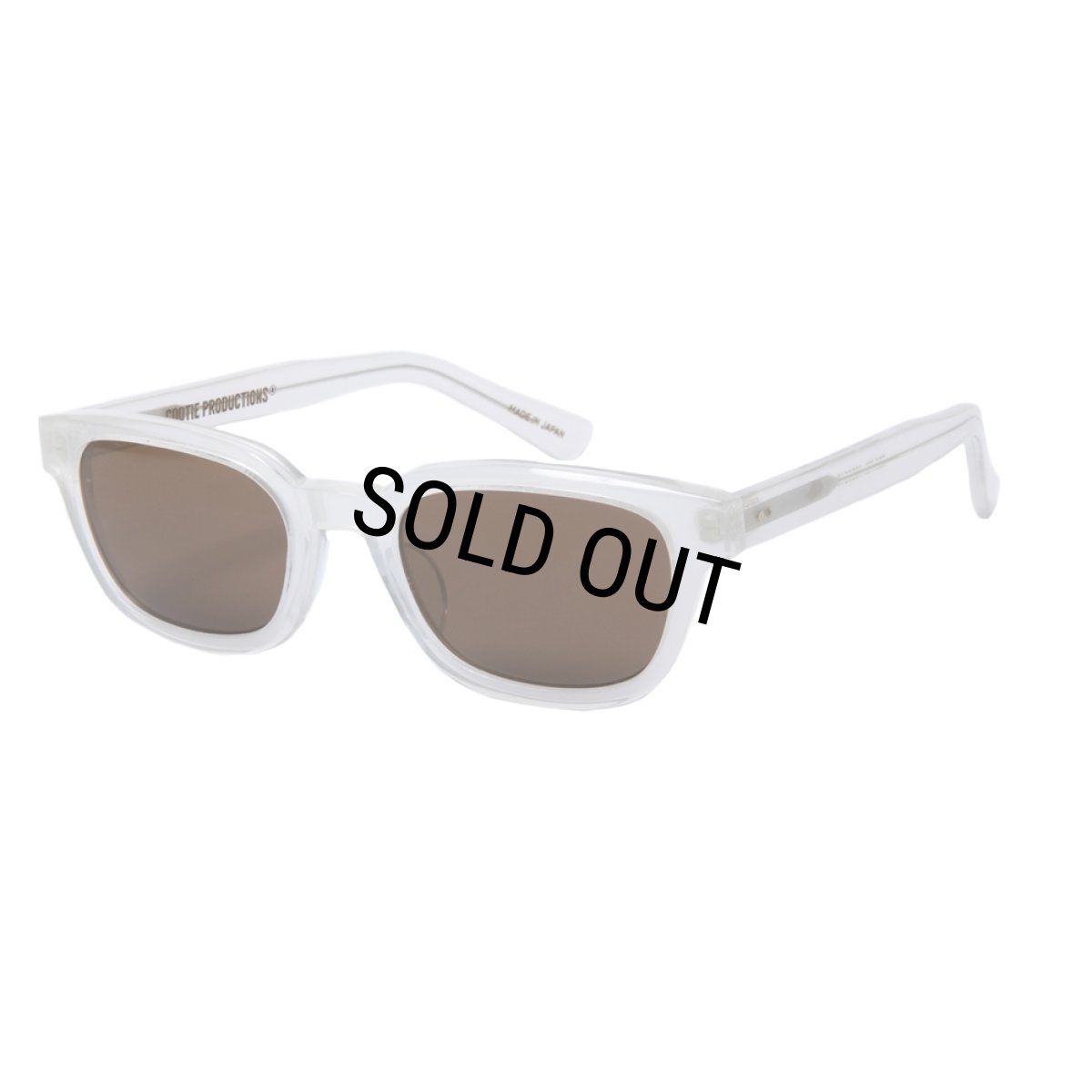 画像1: COOTIE PRODUCTIONS/Raza Shades（Cloudy White/Brown）［サングラス-24春夏］ (1)