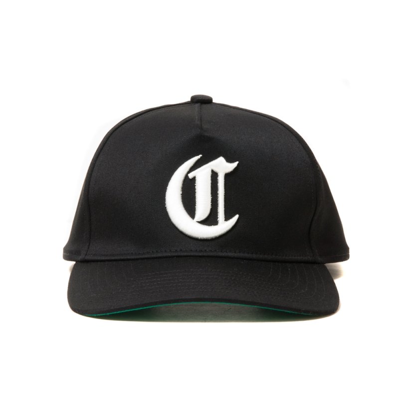 画像1: COOTIE PRODUCTIONS/T/C Twill 5 Panel Cap（Black）［T/Cツイル5パネルキャップ-24秋冬］