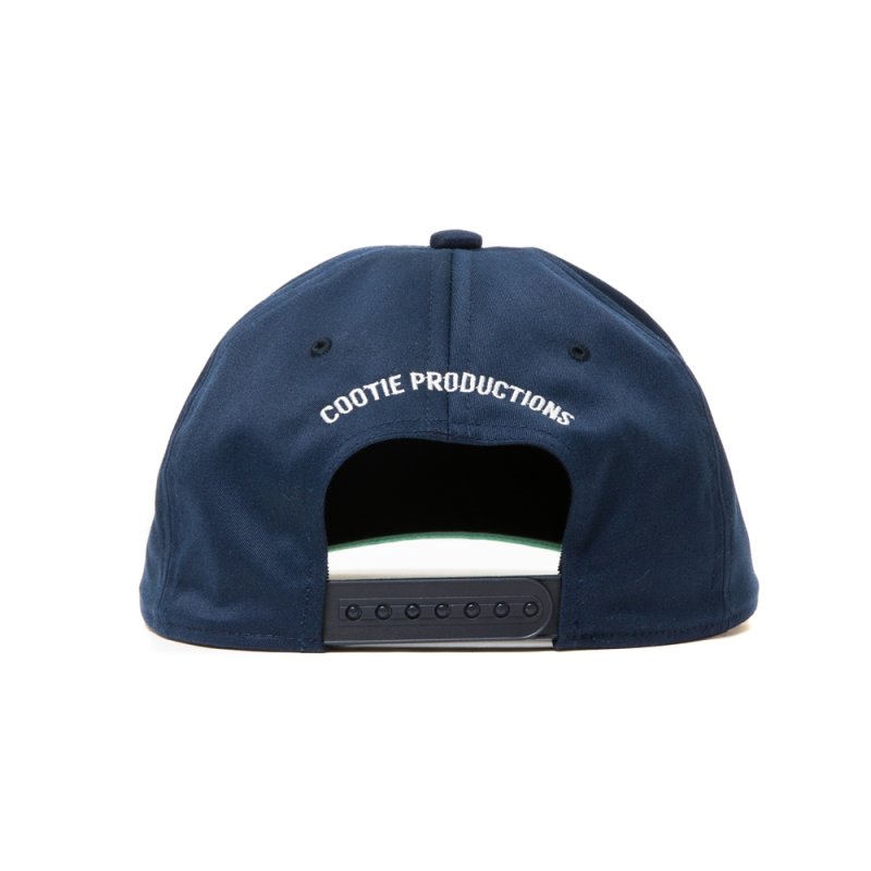 画像2: COOTIE PRODUCTIONS/T/C Twill 5 Panel Cap（Navy）［T/Cツイル5パネルキャップ-24秋冬］