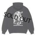 WACKO MARIA/BOB MARLEY / HOODED SWEAT SHIRT（BLACK）［プルオーバーパーカー-24秋冬］