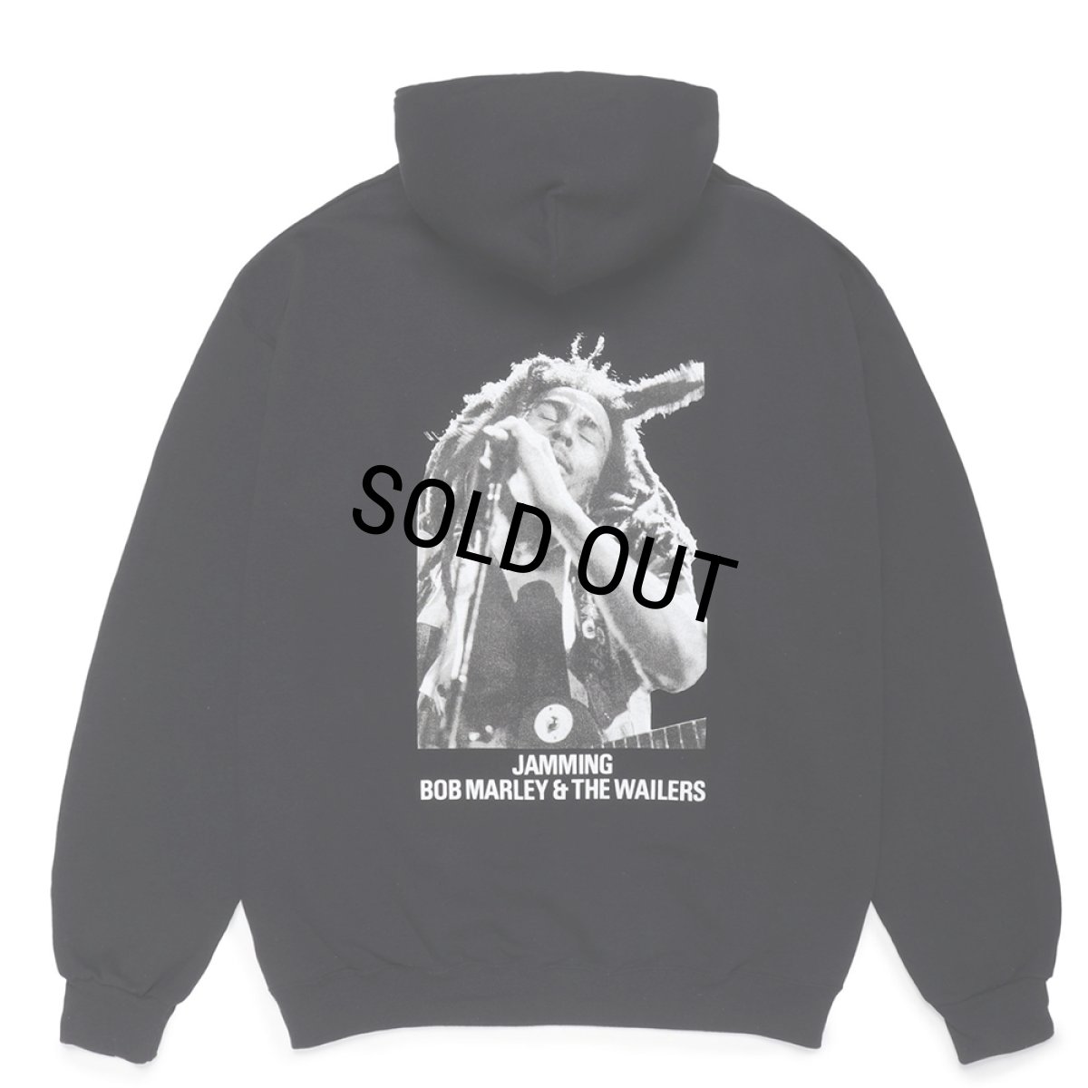 画像1: WACKO MARIA/BOB MARLEY / HOODED SWEAT SHIRT（BLACK）［プルオーバーパーカー-24秋冬］ (1)