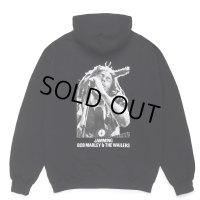 WACKO MARIA/BOB MARLEY / HOODED SWEAT SHIRT（BLACK）［プルオーバーパーカー-24秋冬］