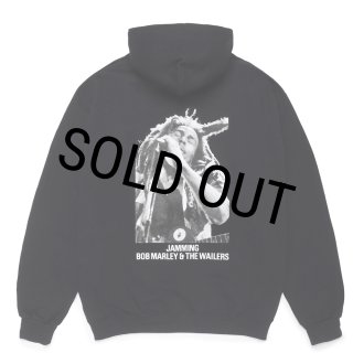 WACKO MARIA/BOB MARLEY / HOODED SWEAT SHIRT（BLACK）［プルオーバー