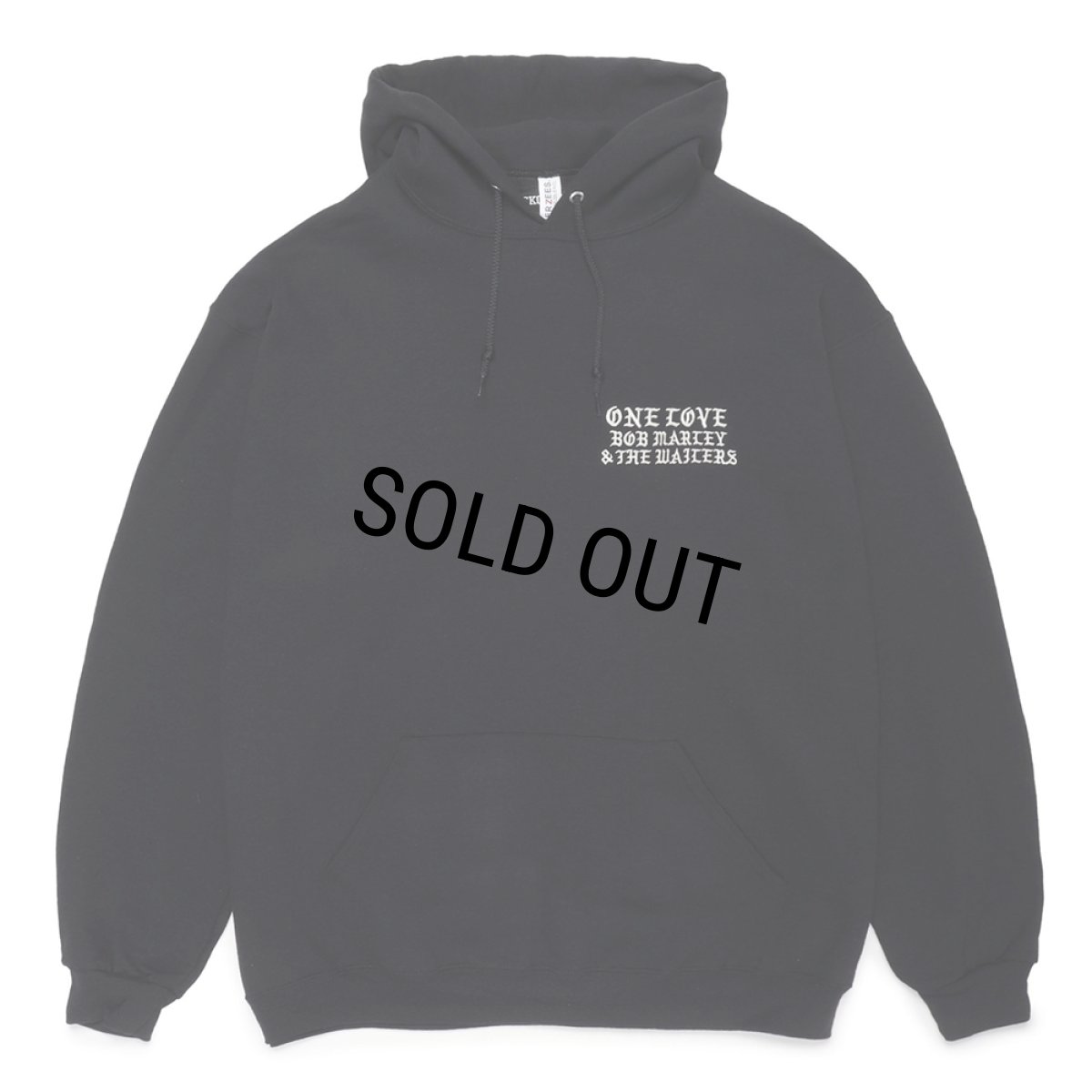 画像2: WACKO MARIA/BOB MARLEY / HOODED SWEAT SHIRT（BLACK）［プルオーバーパーカー-24秋冬］ (2)