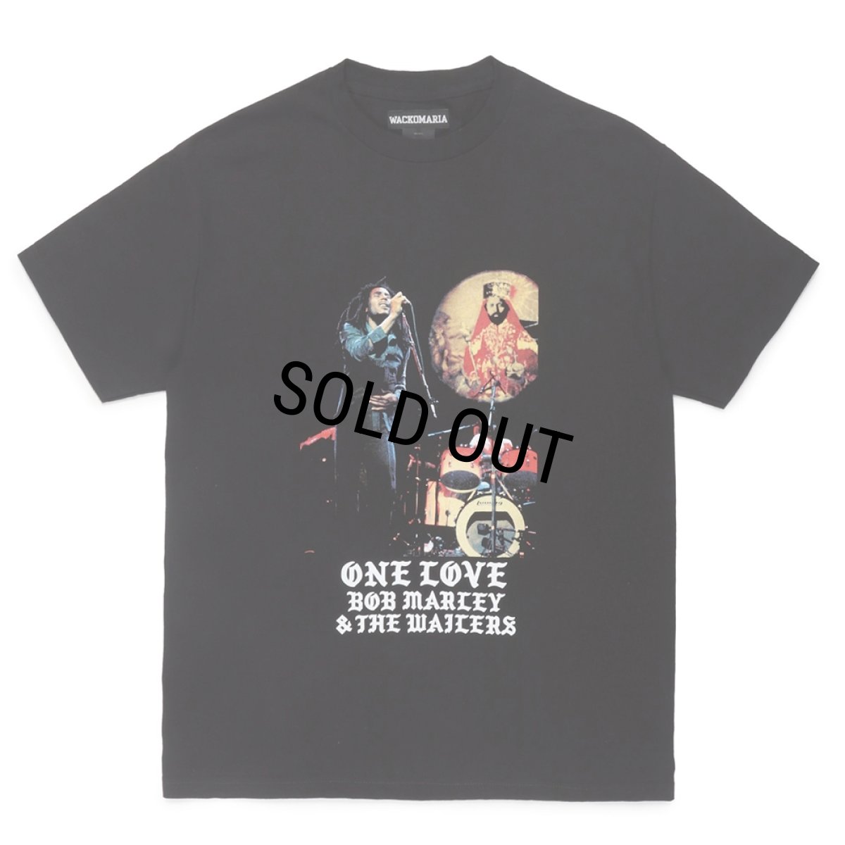 画像1: WACKO MARIA/BOB MARLEY / T-SHIRT（BLACK）［プリントT-24秋冬］ (1)