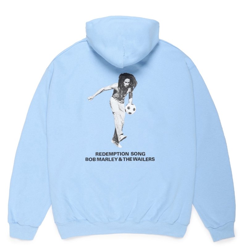 画像2: WACKO MARIA/BOB MARLEY / HOODED SWEAT SHIRT（BLUE）［プルオーバーパーカー-24秋冬］