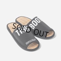 TIGHTBOOTH/BIG LABEL ROOM SANDAL（Black）［ルームサンダル-24夏］