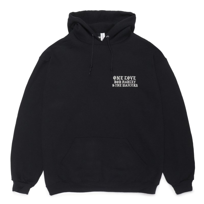 画像1: WACKO MARIA/BOB MARLEY / HOODED SWEAT SHIRT（BLACK）［プルオーバーパーカー-24秋冬］
