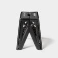 画像3: 【30%OFF】TIGHTBOOTH/LABEL LOGO FOLDING STOOL（Black）［フォールディングスツール-24夏］