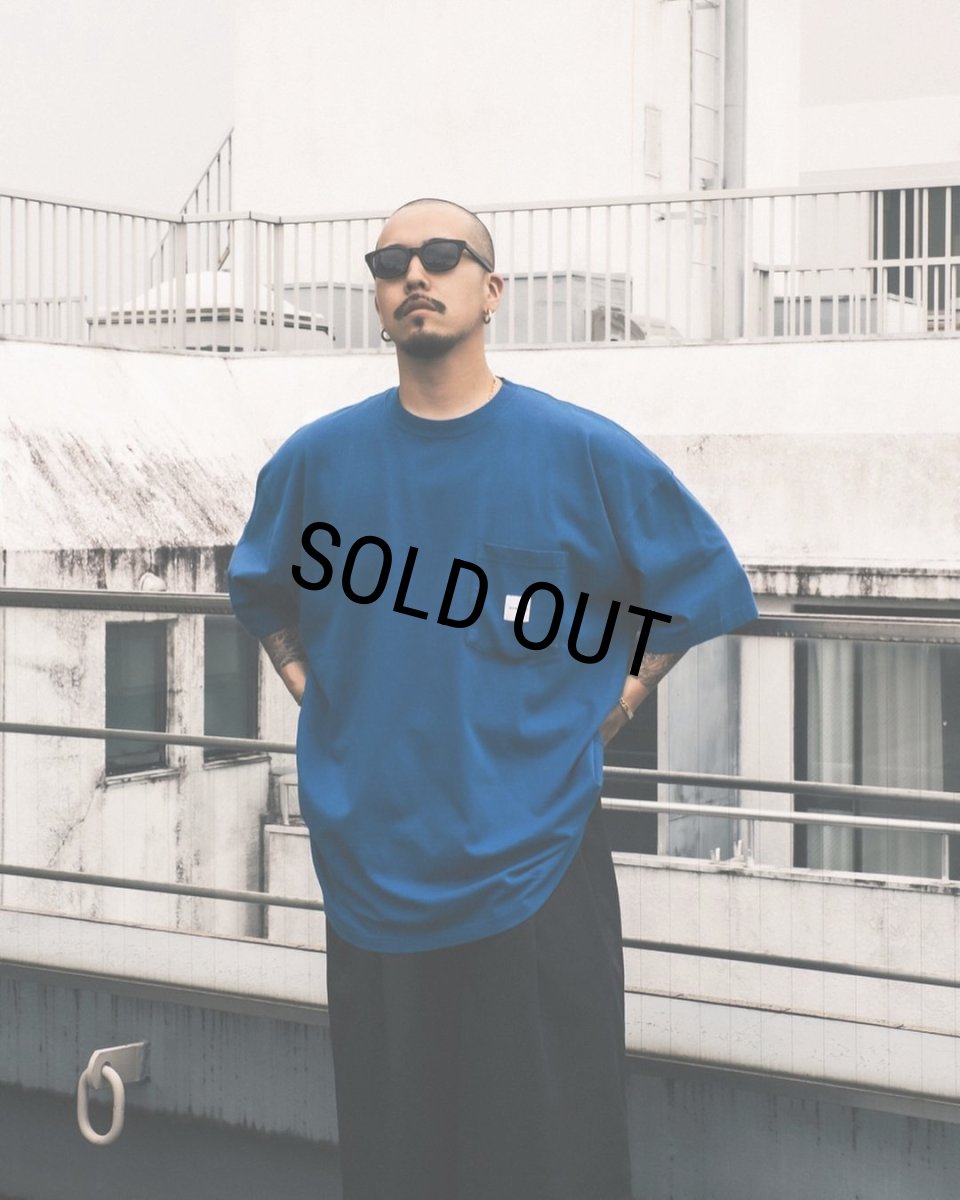画像2: COOTIE PRODUCTIONS/Garment Dyed Error Fit S/S Tee（Blue）［エラーフィットポケT-24秋冬］ (2)