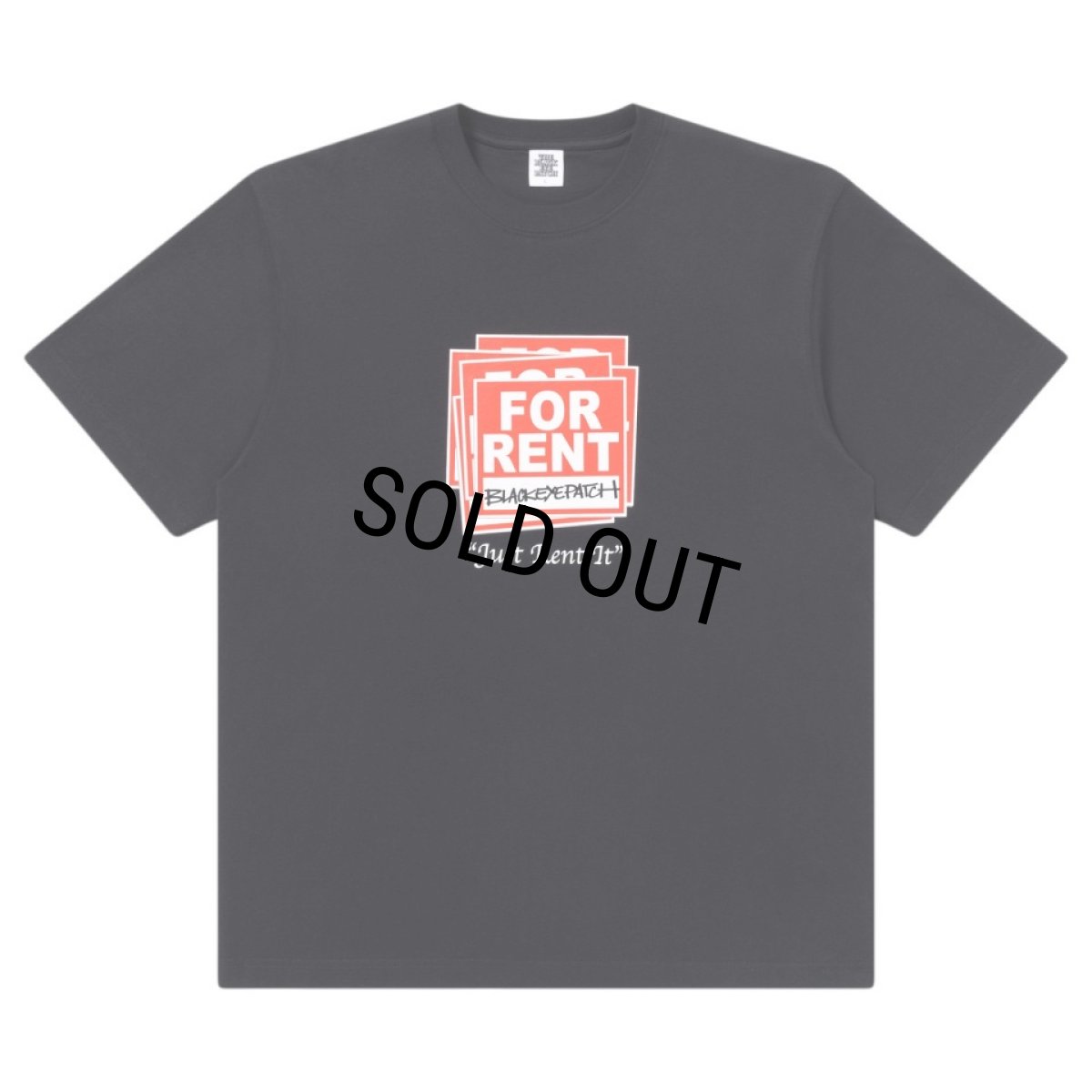 画像1: BlackEyePatch/JUST RENT IT TEE（BLACK） (1)