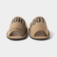 画像3: 【30%OFF】TIGHTBOOTH/BIG LABEL ROOM SANDAL（Khaki）［ルームサンダル-24夏］