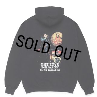WACKO MARIA/BOB MARLEY / HOODED SWEAT SHIRT（BLACK）［プルオーバー