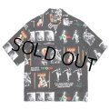 WACKO MARIA/BOB MARLEY / HAWAIIAN SHIRT（BLACK）［ハワイアンシャツ-24秋冬］