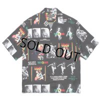 WACKO MARIA/BOB MARLEY / HAWAIIAN SHIRT（BLACK）［ハワイアンシャツ-24秋冬］