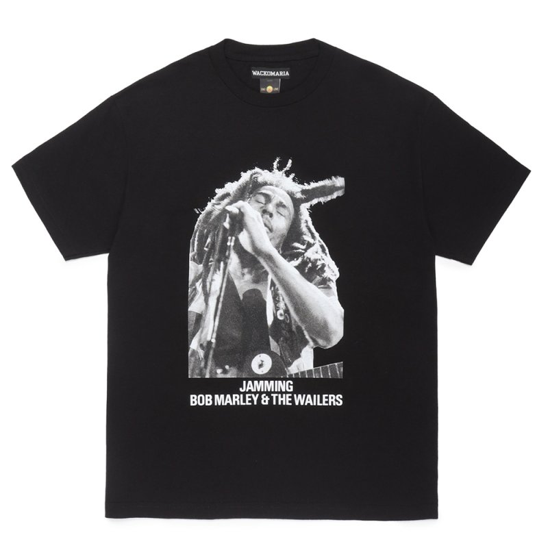 画像1: WACKO MARIA/BOB MARLEY / T-SHIRT（BLACK）［プリントT-24秋冬］