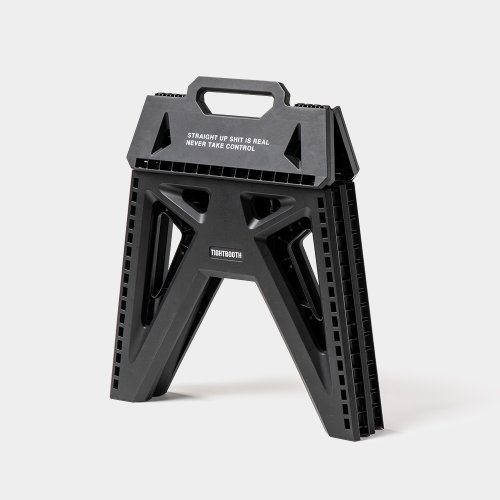 他の写真2: 【30%OFF】TIGHTBOOTH/LABEL LOGO FOLDING STOOL（Black）［フォールディングスツール-24夏］