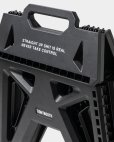 画像10: 【30%OFF】TIGHTBOOTH/LABEL LOGO FOLDING STOOL（Black）［フォールディングスツール-24夏］