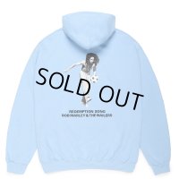 WACKO MARIA/BOB MARLEY / HOODED SWEAT SHIRT（BLUE）［プルオーバーパーカー-24秋冬］
