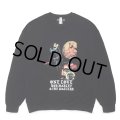 WACKO MARIA/BOB MARLEY / SWEAT SHIRT（BLACK）［クルースウェット-24秋冬］