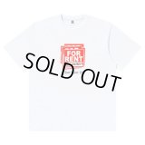 BlackEyePatch/JUST RENT IT TEE（WHITE）