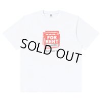 BlackEyePatch/JUST RENT IT TEE（WHITE）