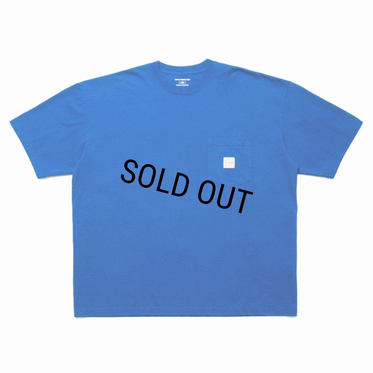 画像1: COOTIE PRODUCTIONS/Garment Dyed Error Fit S/S Tee（Blue）［エラーフィットポケT-24秋冬］ (1)