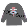 CHALLENGER/LOGO L/S TEE（×HOSOI）（BLACK）［プリント長袖T-24秋冬］