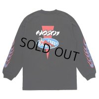 CHALLENGER/LOGO L/S TEE（×HOSOI）（BLACK）［プリント長袖T-24秋冬］