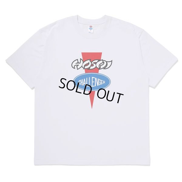 画像1: CHALLENGER/FRONT LOGO TEE（×HOSOI）（WHITE）［プリントT-24秋冬］