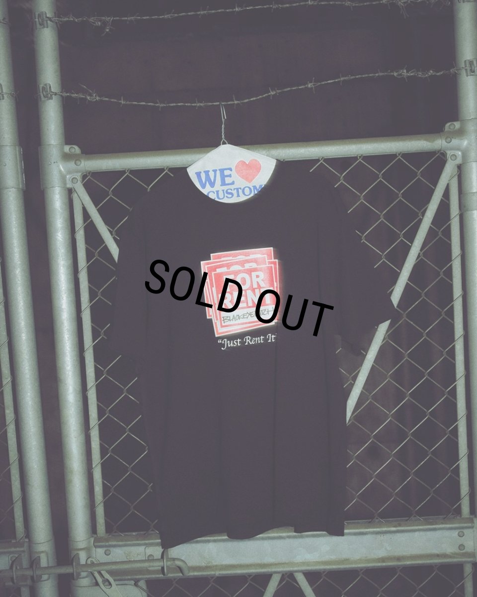 画像2: BlackEyePatch/JUST RENT IT TEE（BLACK） (2)