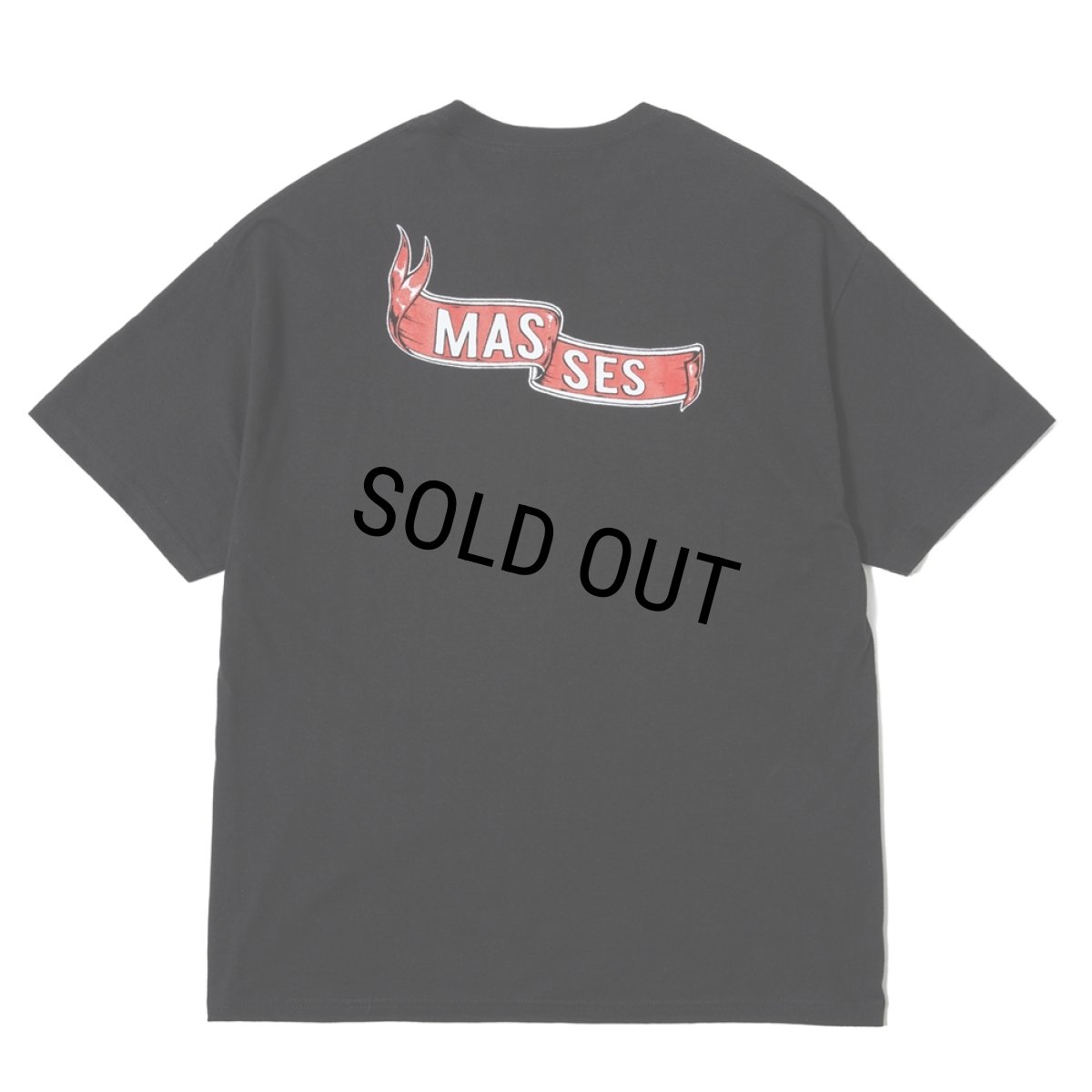 画像2: PORKCHOP/FLYING WEEL P（×MASSES）（BLACK）［プリントT-24秋冬］ (2)