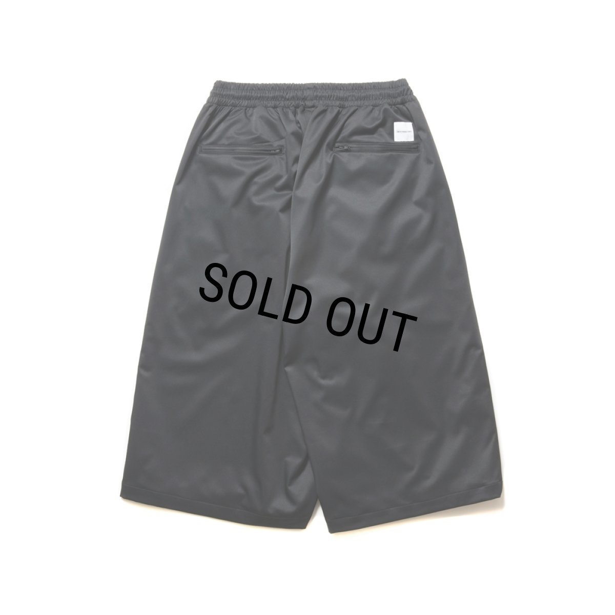 画像2: COOTIE PRODUCTIONS/Polyester Twill 2 Tuck Track Shorts（Black）［2タックトラックショーツ-24秋冬］ (2)