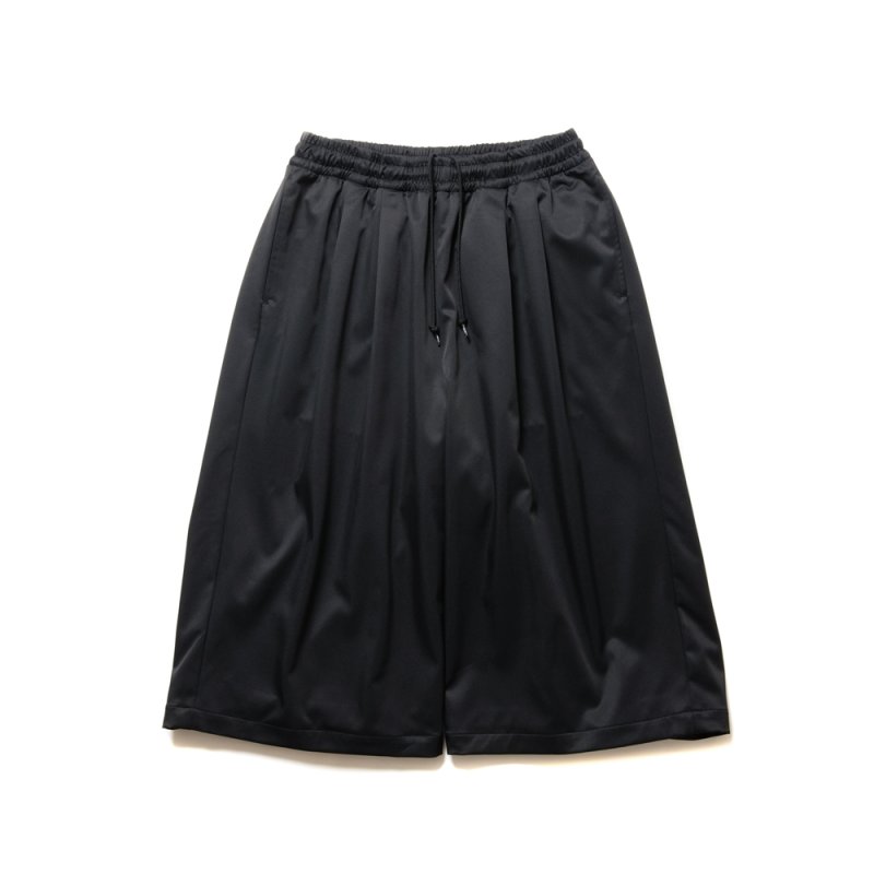 画像1: COOTIE PRODUCTIONS/Polyester Twill 2 Tuck Track Shorts（Black）［2タックトラックショーツ-24秋冬］