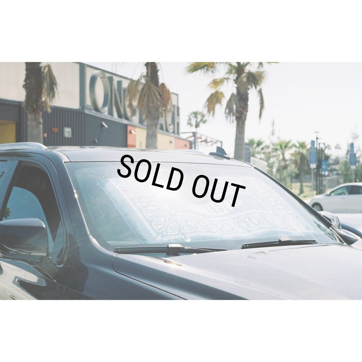 画像7: CHALLENGER/BANDANA SUNSHADE（NAVY）［バンダナサンシェイド-24秋冬］ (7)