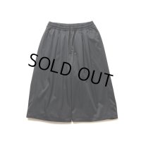 COOTIE PRODUCTIONS/Polyester Twill 2 Tuck Track Shorts（Black）［2タックトラックショーツ-24秋冬］