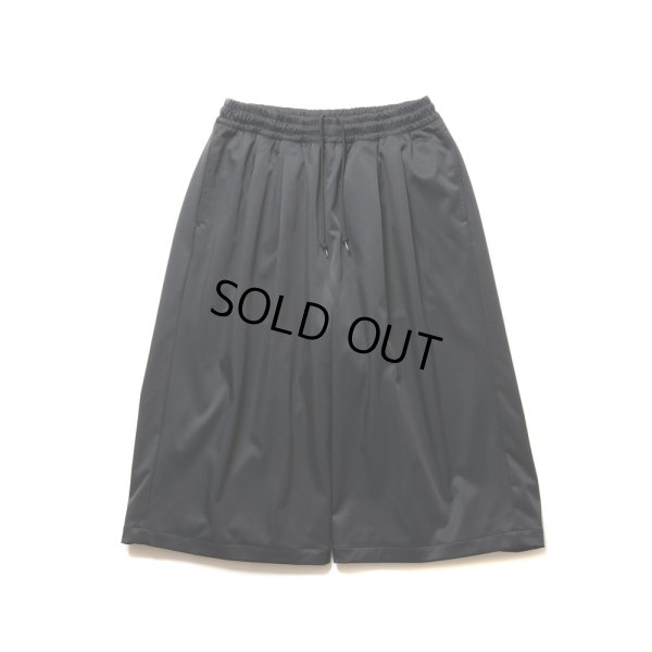 画像1: COOTIE PRODUCTIONS/Polyester Twill 2 Tuck Track Shorts（Black）［2タックトラックショーツ-24秋冬］