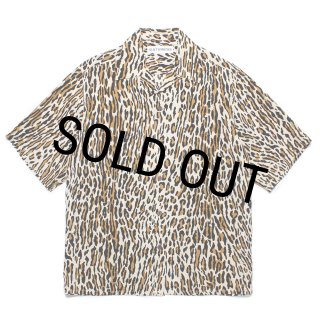 WACKO MARIA/LEOPARD HAWAIIAN SHIRT（BEIGE）［レオパードハワイアン