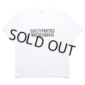 WACKO MARIA/WASHED HEAVY WEIGHT T-SHIRT（WHITE）［プリントT-24秋冬］