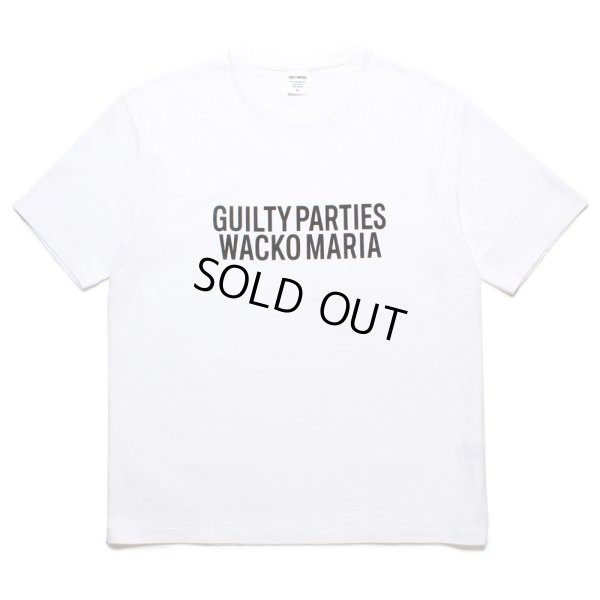 画像1: WACKO MARIA/WASHED HEAVY WEIGHT T-SHIRT（WHITE）［プリントT-24秋冬］