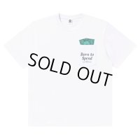 BlackEyePatch/BORN TO SPEND POCKET TEE（WHITE）