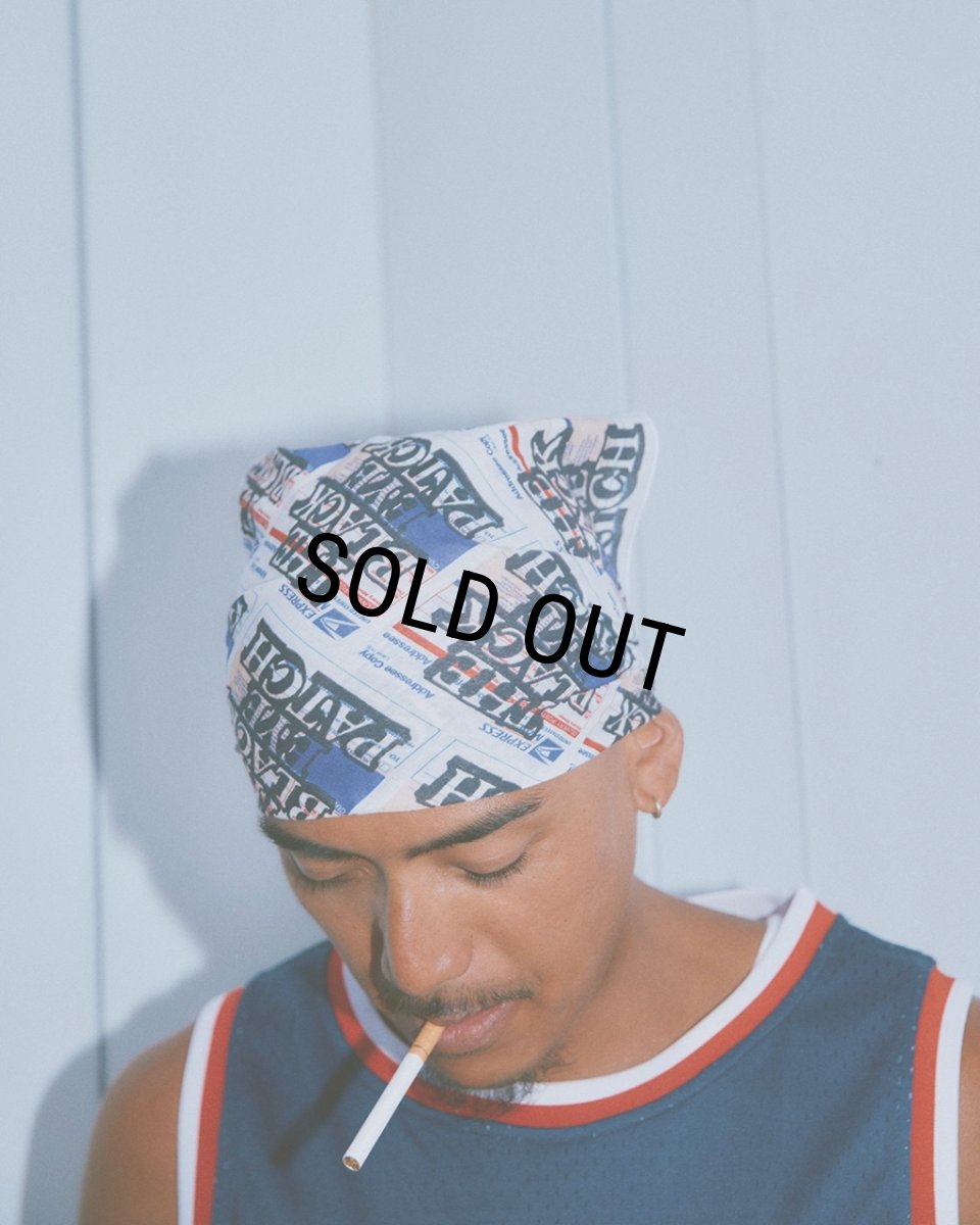 画像2: BlackEyePatch/PRIORITY LABEL PATTERNED BANDANA（MULTI） (2)