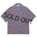 WACKO MARIA/LEOPARD HAWAIIAN SHIRT（BLUE）［レオパードハワイアンシャツ-24秋冬］
