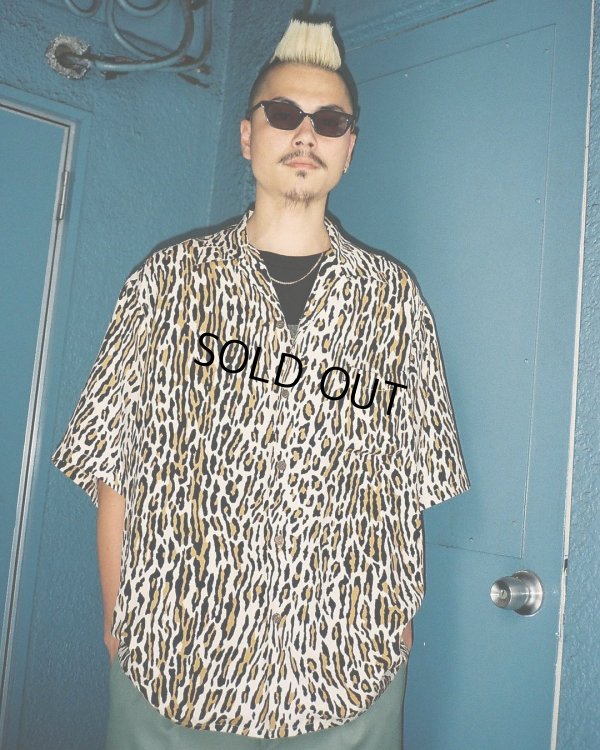 画像2: WACKO MARIA/LEOPARD HAWAIIAN SHIRT（BEIGE）［レオパードハワイアンシャツ-24秋冬］