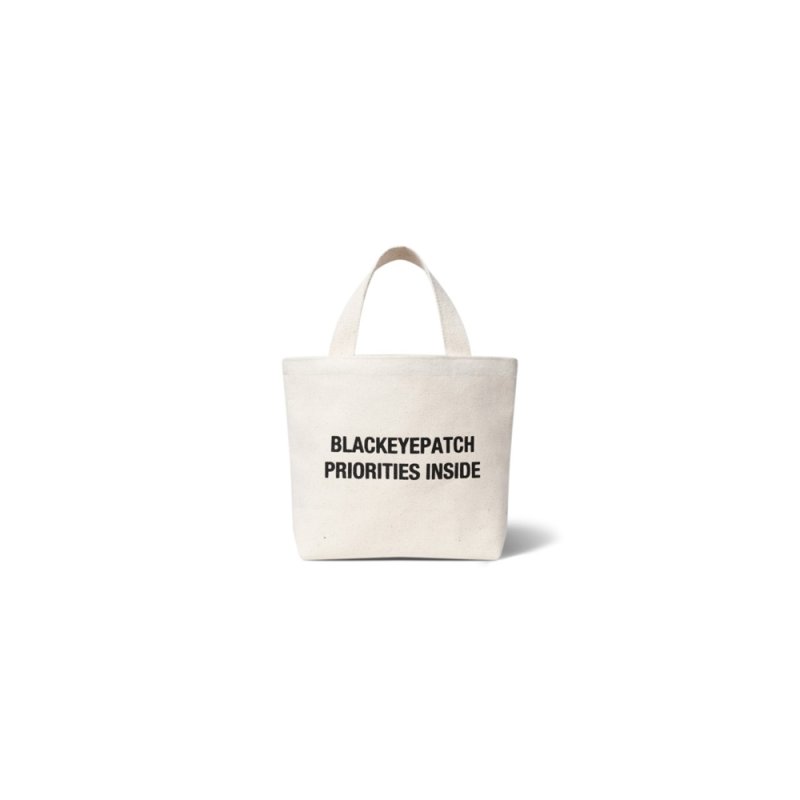画像2: BlackEyePatch/PRIORITY LABEL SMALL TOTE（NATURAL）