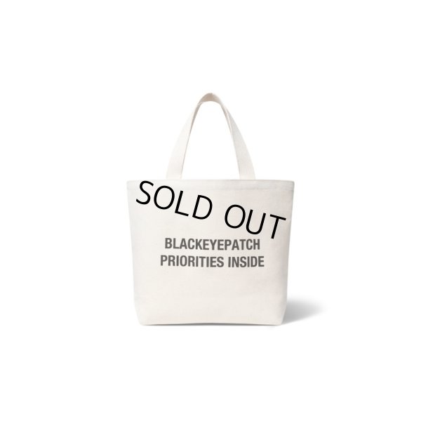 画像2: BlackEyePatch/PRIORITY LABEL MEDIUM TOTE（NATURAL）