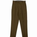 WACKO MARIA/PLEATED TROUSERS（BROWN）［ワンタックスラックス(TYPE-2)-24秋冬］
